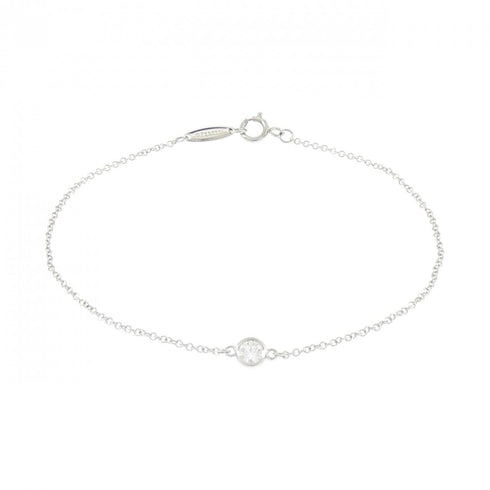 Elsa Peretti Diamonds By The Yard Pendant Necklace Platinum