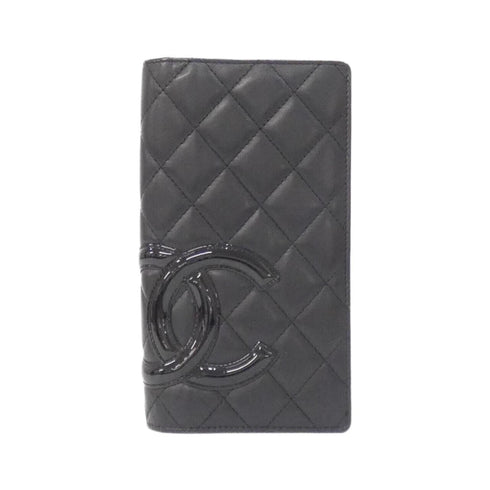 Cambon Bifold Wallet Quilted Lambskin Long