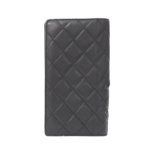 Cambon Bifold Wallet Quilted Lambskin Long