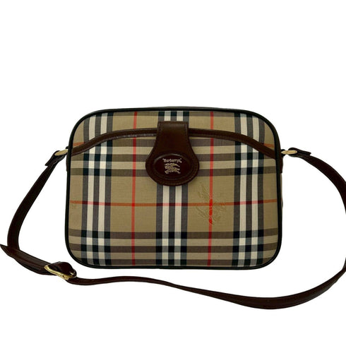 Camera Bag Vintage Check Canvas Medium