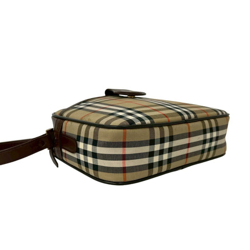 Camera Bag Vintage Check Canvas Medium