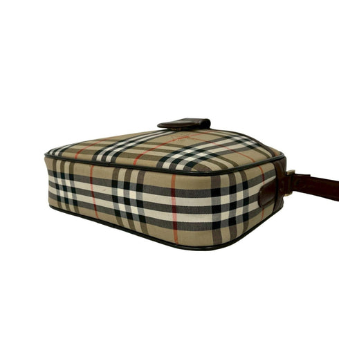 Camera Bag Vintage Check Canvas Medium