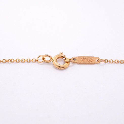 Sentimental Heart Pendant Necklace 18K Rose Gold with Diamond