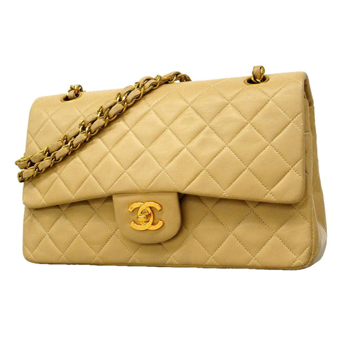 Vintage Classic Double Flap Bag Quilted Lambskin Medium