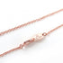 Orb Pendant Necklace Rhinestone Rose Pink
