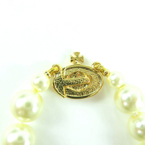 Choker Necklace Gold With Pearl Drop Orb