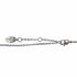 Orb Pendant Necklace Sterling Silver Small with Rhinestone