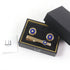 Cufflinks Blue and Gold with Lapis Lazuli Bracelet