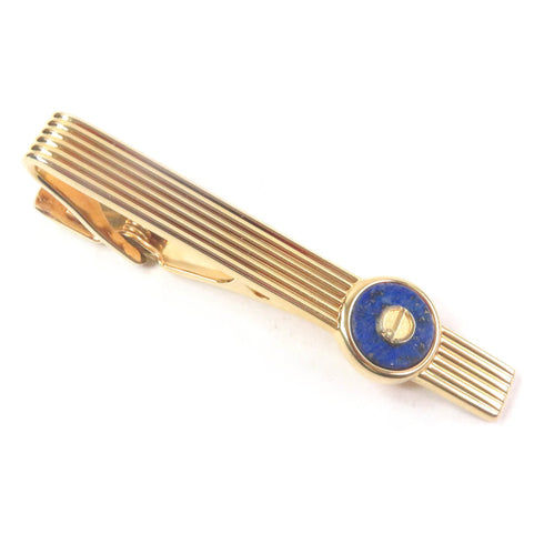 Cufflinks Blue and Gold with Lapis Lazuli Bracelet