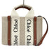 Woody Tote Canvas with Leather Small
