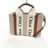 Woody Tote Canvas with Leather Small