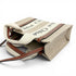 Woody Tote Canvas with Leather Small