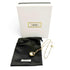 Faux Pearl Chain Pendant Necklace Gold