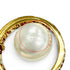 Faux Pearl Chain Pendant Necklace Gold