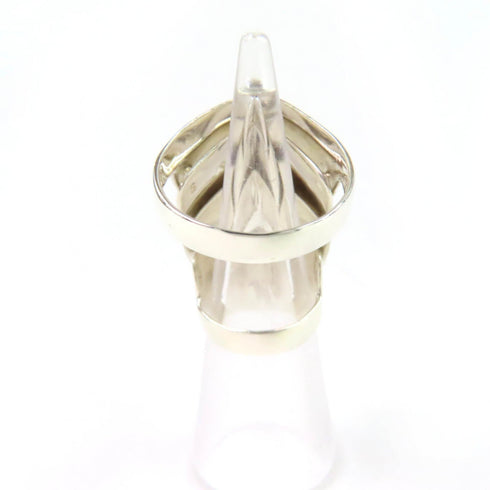 Armor Band Ring Sterling Silver Small