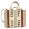 Woody Tote Canvas with Leather Small