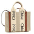 Woody Tote Canvas with Leather Small