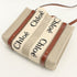 Woody Tote Canvas with Leather Small