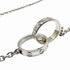 Baby Love Circle Collection Pendant Necklace 18K White Gold