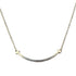 T Smile Pendant Necklace 18K White Gold