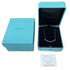 T Smile Pendant Necklace 18K White Gold