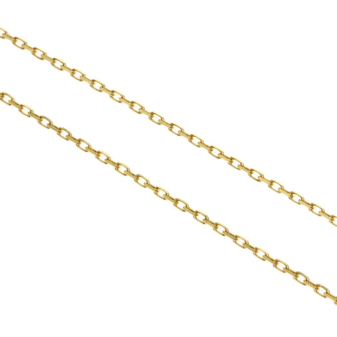 Pendant Necklace 18K Yellow Gold with Diamond and Shell