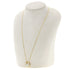 Pendant Necklace 18K Yellow Gold with Diamond and Shell
