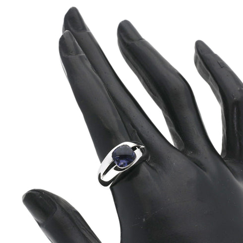 Iolite Ring 18K White Gold