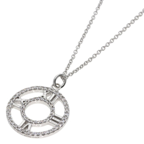 Atlas Pendant Necklace 18K White Gold