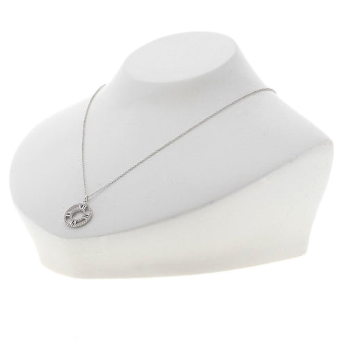 Atlas Pendant Necklace 18K White Gold