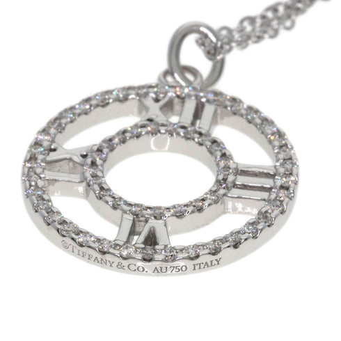 Atlas Pendant Necklace 18K White Gold