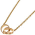 Love Pendant Necklace 18K Rose Gold Mini
