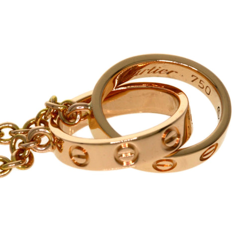 Love Pendant Necklace 18K Rose Gold Mini