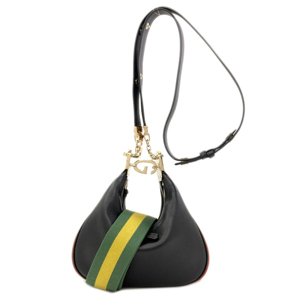Attache Shoulder Bag Leather Large