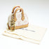 Charm Canvas and Leather and Monogram Blanc Micro Alma Handbag Charm