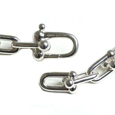 Small Link Pendant Necklace Sterling Silver