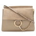 Faye Shoulder Bag Leather and Suede Medium