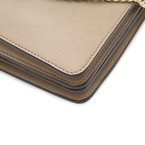 Faye Shoulder Bag Leather and Suede Medium