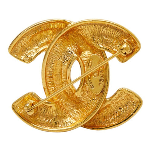 CC Logo Brooch Metal