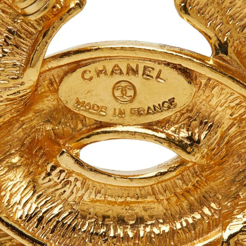 CC Logo Brooch Metal