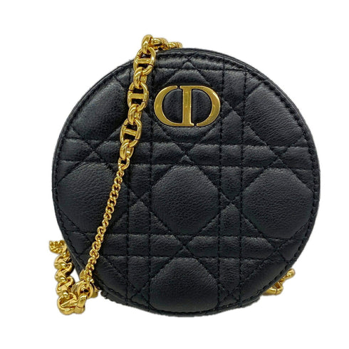 DiorAmour Caro Heart Pouch with Chain Cannage Quilt Calfskin