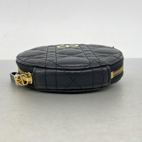 DiorAmour Caro Heart Pouch with Chain Cannage Quilt Calfskin