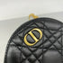 DiorAmour Caro Heart Pouch with Chain Cannage Quilt Calfskin