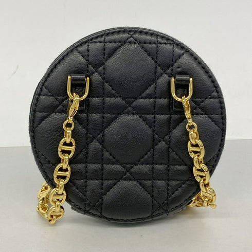 DiorAmour Caro Heart Pouch with Chain Cannage Quilt Calfskin