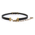 Choker Necklace Metal Black and Gold