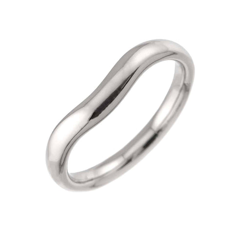 Curved Band Ring Platinum