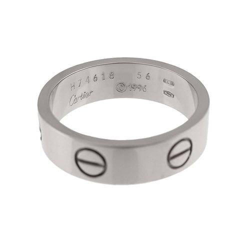 Love Ring 18K White Gold