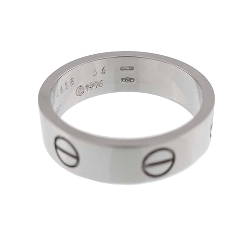 Love Ring 18K White Gold
