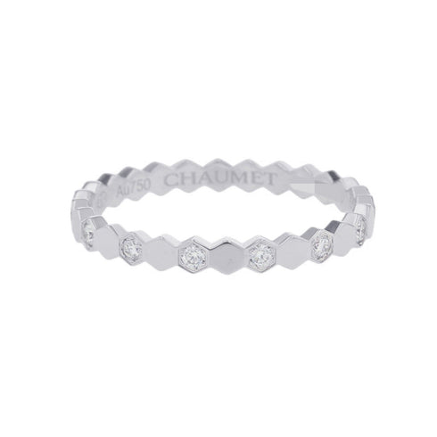 Bee de Collection Ring 18K White Gold with Diamond