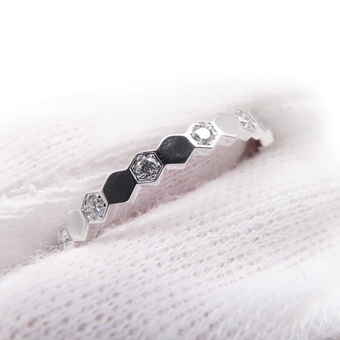 Bee de Collection Ring 18K White Gold with Diamond